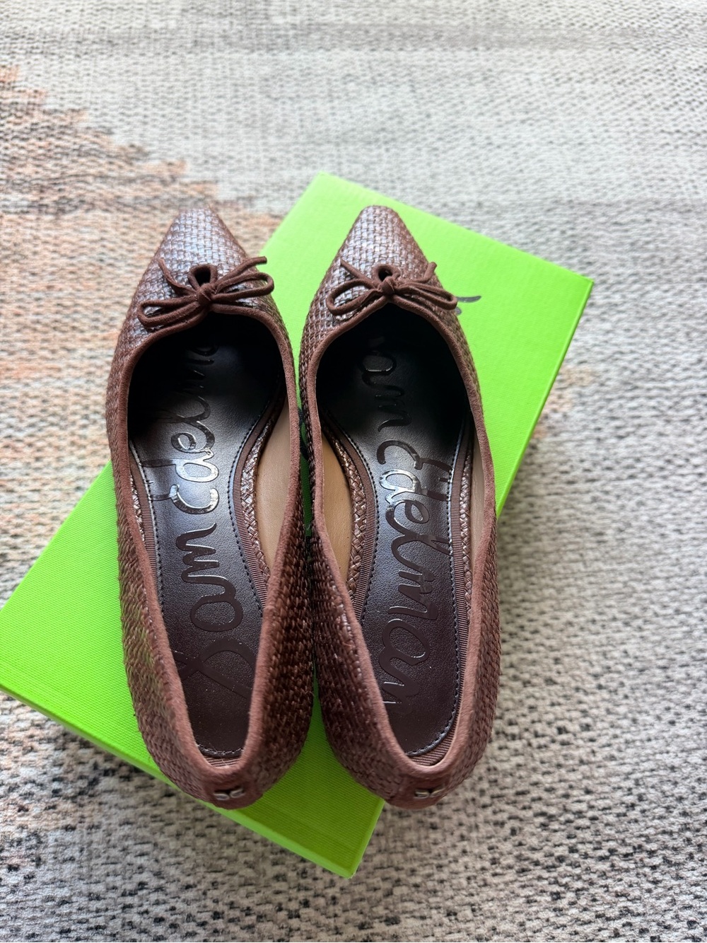Sam Edelman Pointed Toe Ballet Flats – Brown – Women’s 7